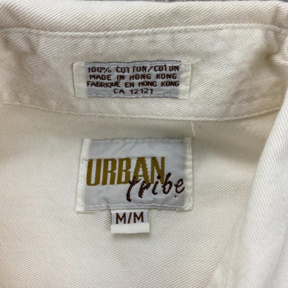 Vintage Kitchener-Waterloo OKTOBERFEST Shirt Men Medium M White Button Down 80s - Picture 6 of 13